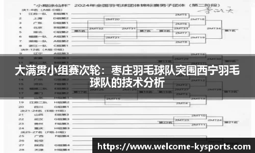 大满贯小组赛次轮：枣庄羽毛球队突围西宁羽毛球队的技术分析